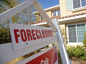 English: Sign of the times - Foreclosure
